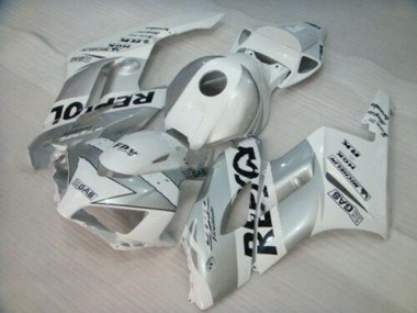 2004-2005 White Silver Black Repsol Honda CBR1000RR Motorcycle Fairing
