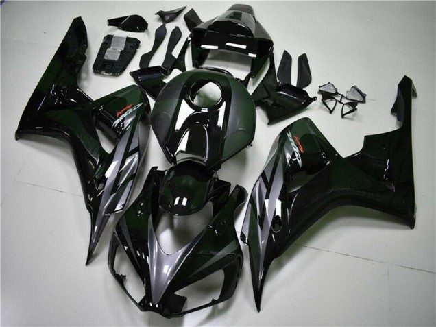 2004-2005 Glossy Black Grey Honda CBR1000RR Motorcycle Fairings