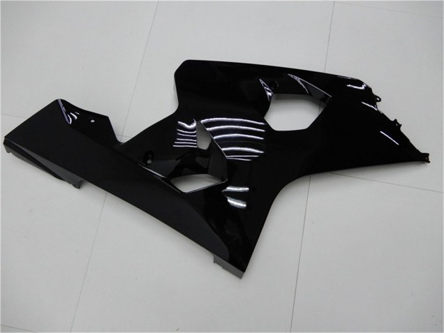 2004-2005 Glossy Black Suzuki GSXR 600/750 Motorcycle Fairings