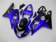 2004-2005 Blue Glossy Black Suzuki GSXR 600/750 Motorcycle Fairings