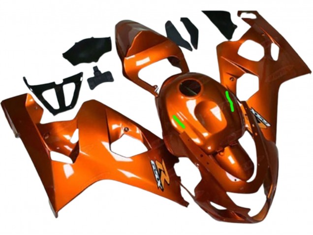 2004-2005 Orange Suzuki GSXR 600/750 Motorcycle Fairings
