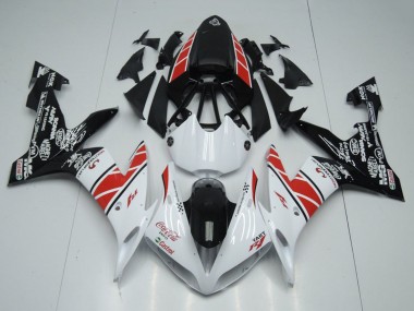 2004-2006 White Red Black Castrol Yamaha YZF R1 Motorcycle Fairings