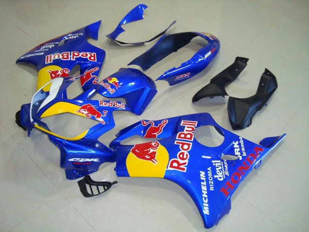2004-2007 Blue Yellow Red Bull Honda CBR600 F4i Motorcycle Fairings