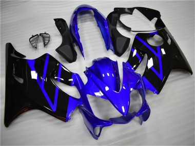 2004-2007 Blue Glossy Black Honda CBR600 F4i Motorcycle Fairing Kits