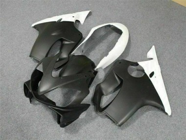 2004-2007 White Matte Black Honda CBR600 F4i Motorcycle Fairings