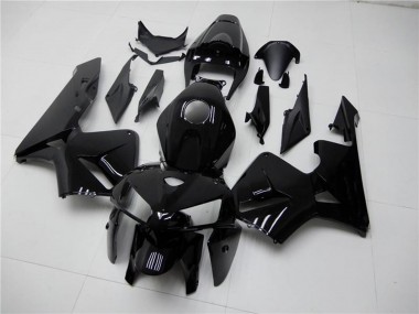 2005-2006 Glossy Black Honda CBR600RR Motorcycle Fairing