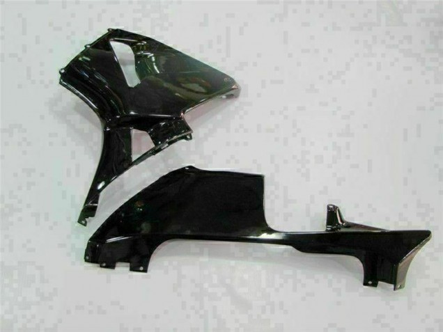2005-2006 Glossy Black White Honda CBR600RR Motorcycle Fairings
