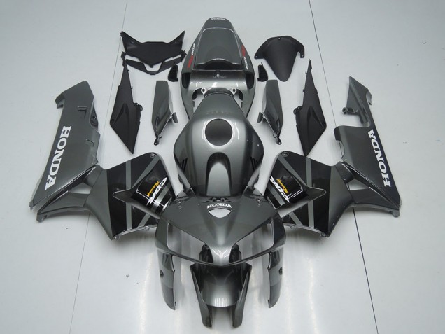 2005-2006 Grey Black Honda CBR600RR Motorcycle Fairing Kits