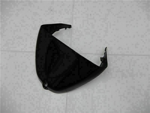 2005-2006 Glossy Black White West Kawasaki ZX6R Motorcycle Fairings