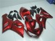 2005-2006 Candy Red Kawasaki ZX6R Motorcycle Fairings