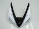 2005-2006 White Glossy Black Kawasaki ZX6R Motorcycle Fairings
