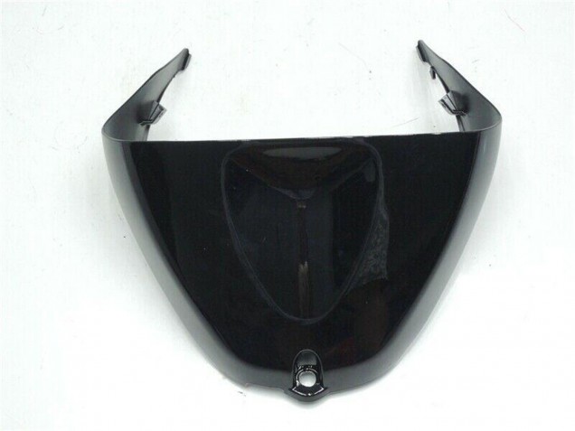 2005-2006 White Glossy Black Kawasaki ZX6R Motorcycle Fairings