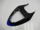 2005-2006 Blue Glossy Black Kawasaki ZX6R Motorcycle Fairing Kits
