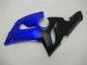 2005-2006 Blue Matte Black Kawasaki ZX6R Motorcycle Fairings