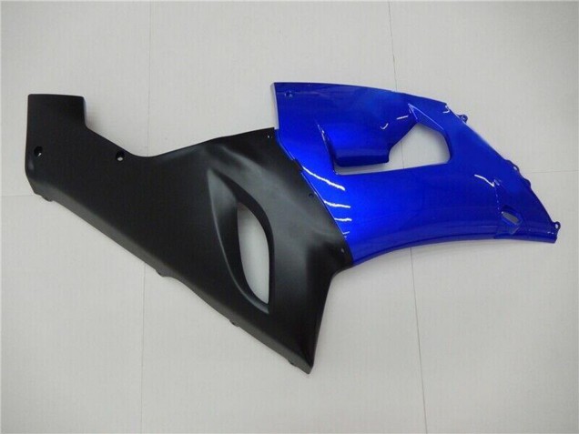 2005-2006 Blue Matte Black Kawasaki ZX6R Motorcycle Fairings
