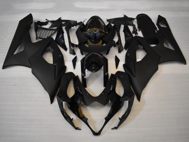 2005-2006 Glossy Black Matte Black Suzuki GSXR 1000 Motorcycle Fairings Kits