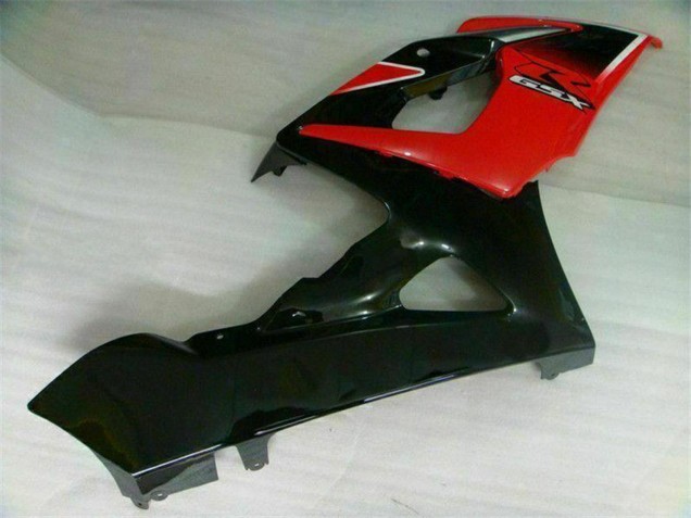 2005-2006 Red Glossy Black Matte Black Suzuki GSXR 1000 Motorcycle Fairings