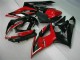 2005-2006 Red Glossy Black Matte Black Suzuki GSXR 1000 Motorcycle Fairings