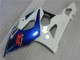2005-2006 White Blue Glossy Black Suzuki GSXR 1000 Motorcycle Fairing Kits