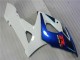 2005-2006 White Blue Glossy Black Suzuki GSXR 1000 Motorcycle Fairing Kits