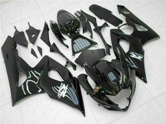 2005-2006 Glossy Black Suzuki GSXR 1000 Motorcycle Fairing