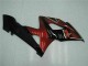 2005-2006 Red Glossy Black Suzuki GSXR 1000 Motorcycle Fairing