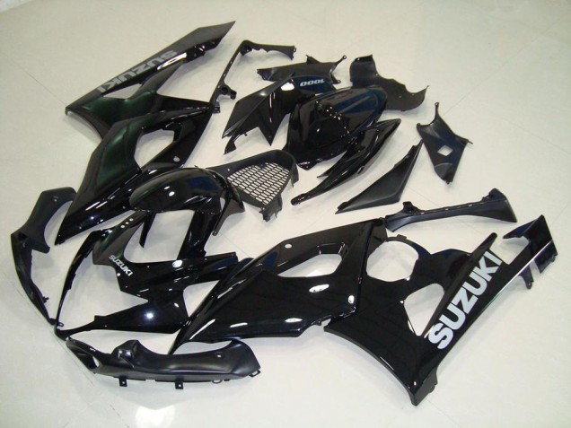 2005-2006 Glossy Black Suzuki GSXR 1000 Motorcycle Fairings