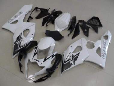 2005-2006 White Black Suzuki GSXR 1000 Motorcycle Fairing