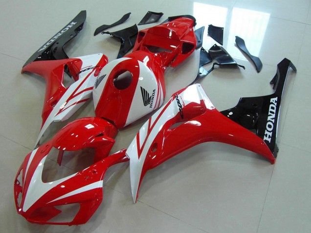 2006-2007 White Red Glossy Black Honda CBR1000RR Motorcycle Fairings Kits