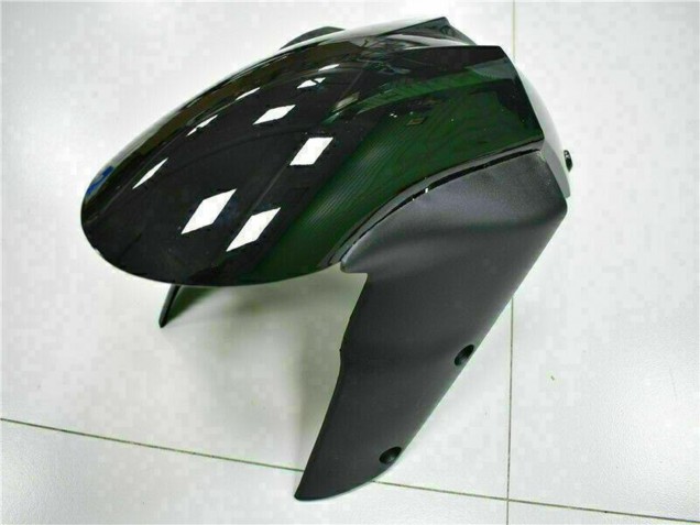 2006-2007 Glossy Black Red Flame Kawasaki ZX10R Motorcycle Fairing Kits