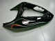 2006-2007 Glossy Black Red Flame Kawasaki ZX10R Motorcycle Fairing Kits
