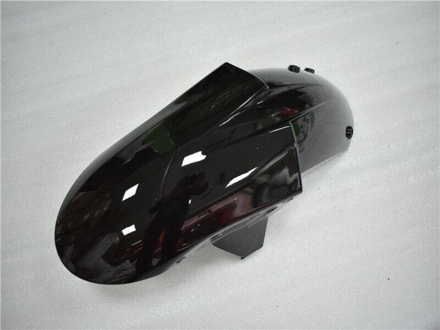 2006-2007 Glossy Black Red Flame Kawasaki ZX10R Motorcycle Fairing