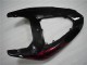 2006-2007 Glossy Black Red Flame Kawasaki ZX10R Motorcycle Fairing