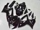 2006-2007 Glossy Black Suzuki GSXR 600/750 Bike Fairings