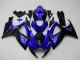 2006-2007 Blue Glossy Black Suzuki GSXR 600/750 Motorcycle Fairings