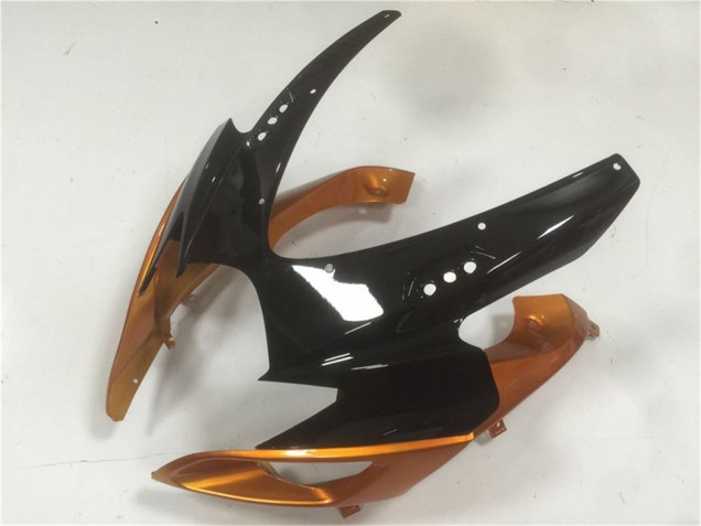 2006-2007 Orange Glossy Black Suzuki GSXR 600/750 Motorcycle Fairings
