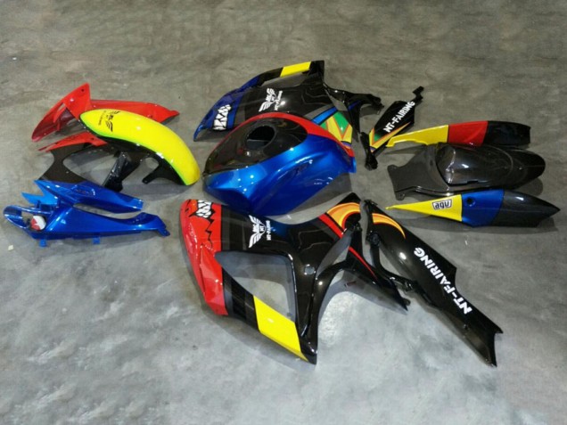 2006-2007 Red Blue Yellow Suzuki GSXR 600/750 Motorcycle Fairings