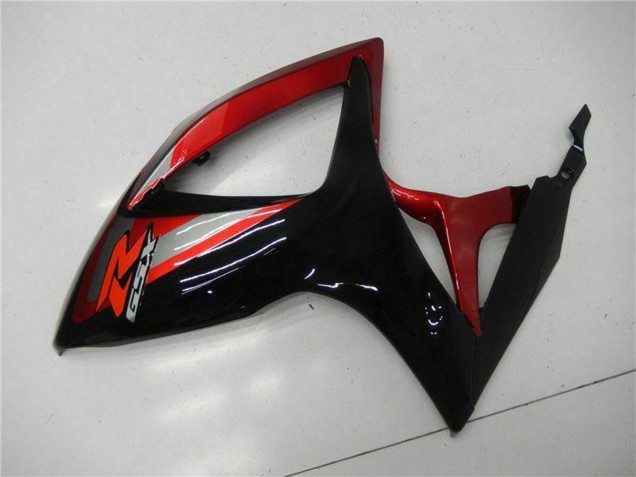 2006-2007 Red Glossy Black Suzuki GSXR 600/750 Motorcycle Fairing