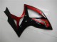 2006-2007 Red Glossy Black Suzuki GSXR 600/750 Motorcycle Fairing