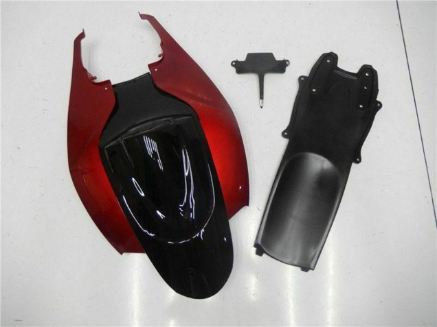 2006-2007 Red Glossy Black Suzuki GSXR 600/750 Motorcycle Fairing