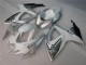 2006-2007 White Silver Suzuki GSXR 600/750 Motorcycle Fairings