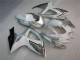 2006-2007 White Silver Suzuki GSXR 600/750 Motorcycle Fairings
