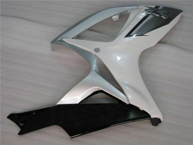 2006-2007 White Silver Suzuki GSXR 600/750 Motorcycle Fairings
