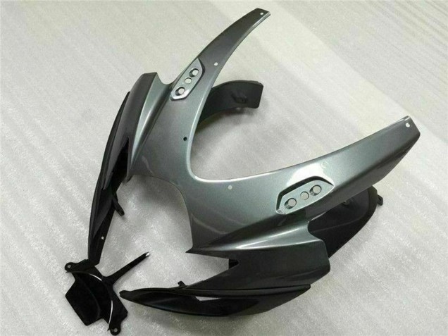 2006-2007 Silver Grey Glossy Black Red Suzuki GSXR 600/750 Motorcycle Fairings