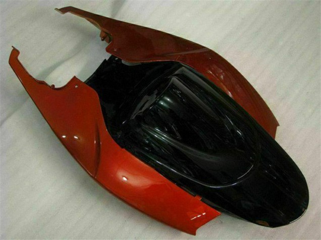 2006-2007 Glossy Black Red Suzuki GSXR 600/750 Motorcycle Fairings