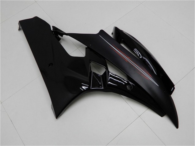 2006-2007 Glossy Black Matte Black Yamaha YZF R6 Motorcycle Fairing Kits
