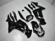 2006-2008 Glossy Black White Kawasaki EX650 Motorcycle Fairings