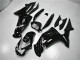 2006-2008 Glossy Black White Kawasaki EX650 Motorcycle Fairings