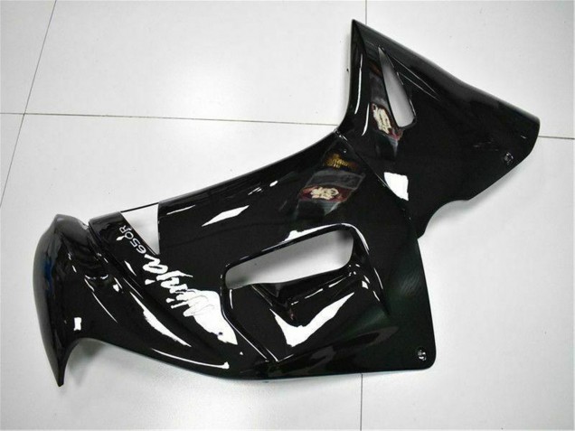 2006-2008 Glossy Black White Kawasaki EX650 Motorcycle Fairings