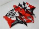 2007-2008 Red Matte Black Honda CBR600RR Bike Fairings